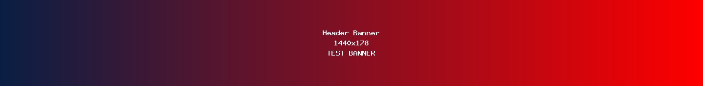 Header Banner - Test